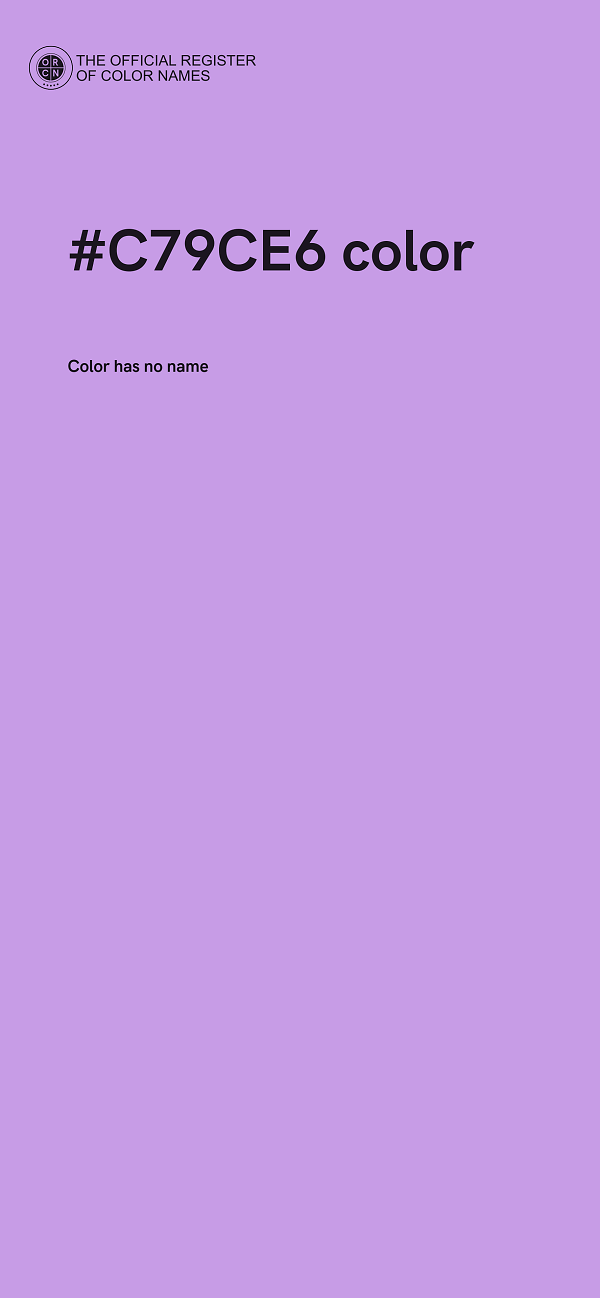 #C79CE6 color image