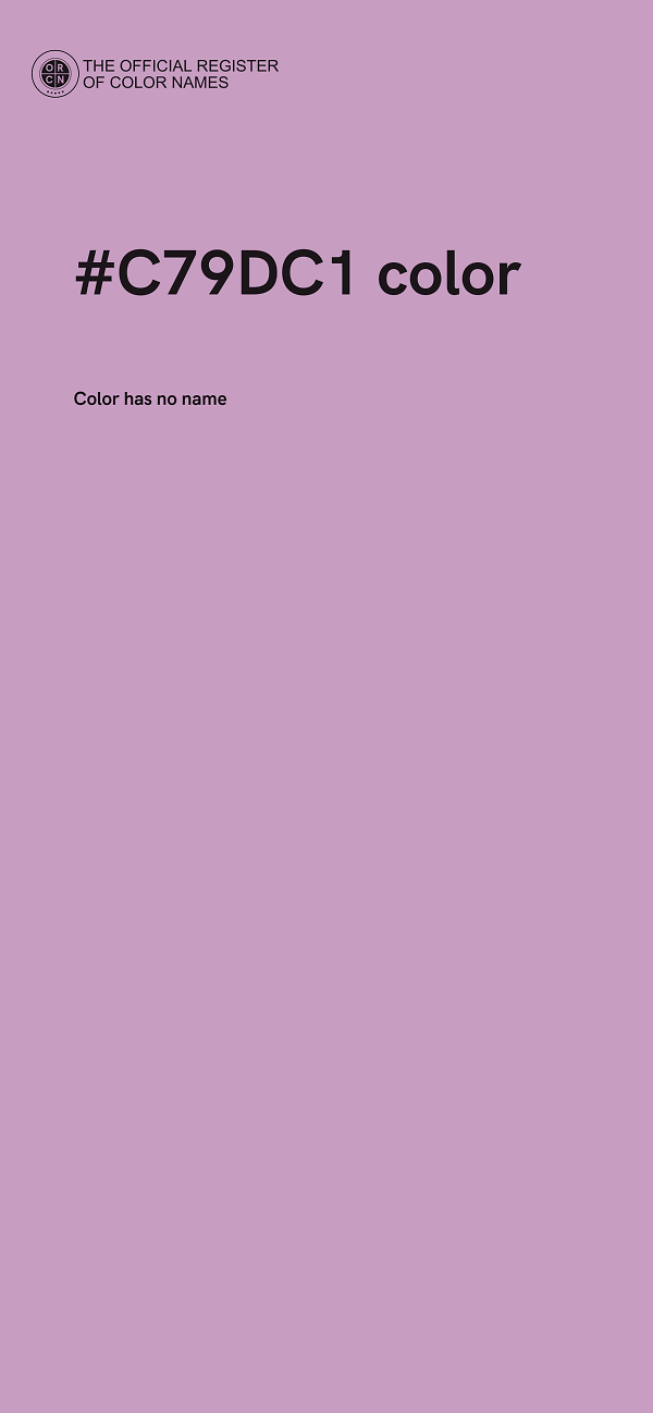 #C79DC1 color image