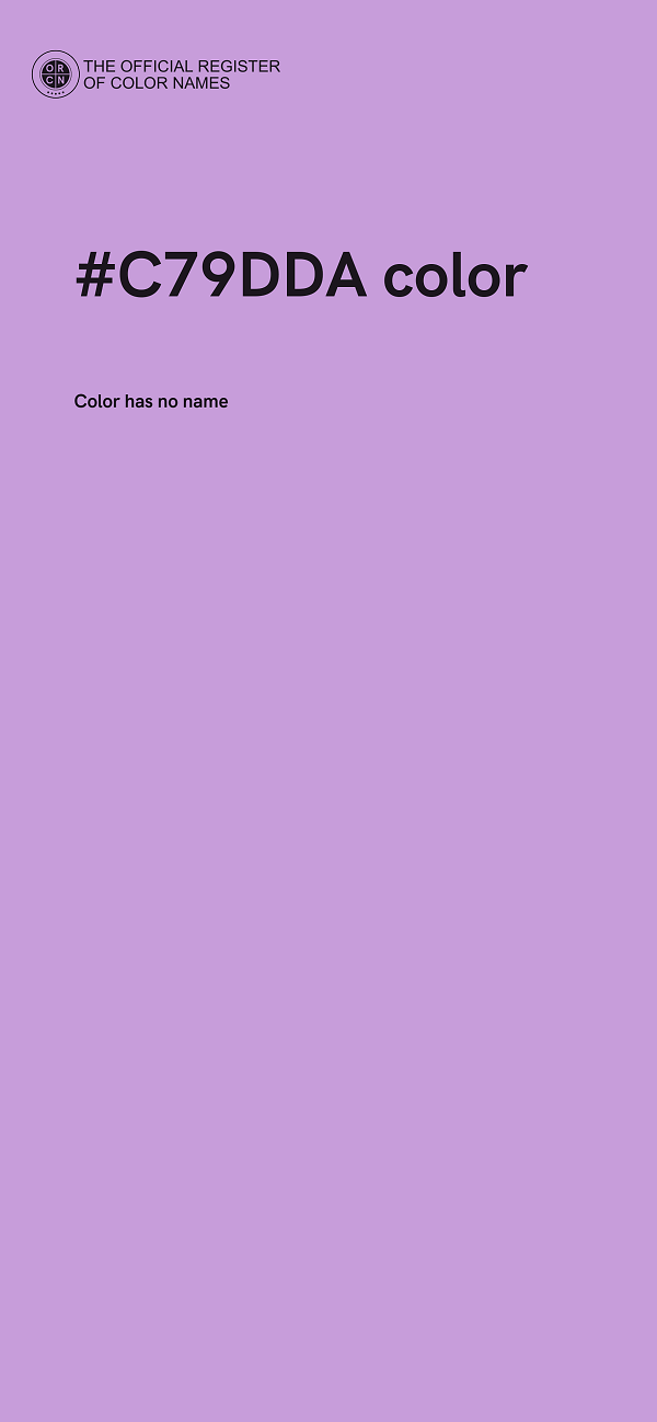 #C79DDA color image