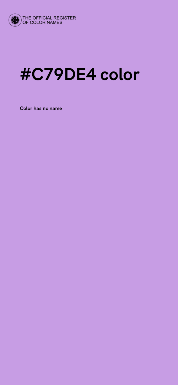 #C79DE4 color image