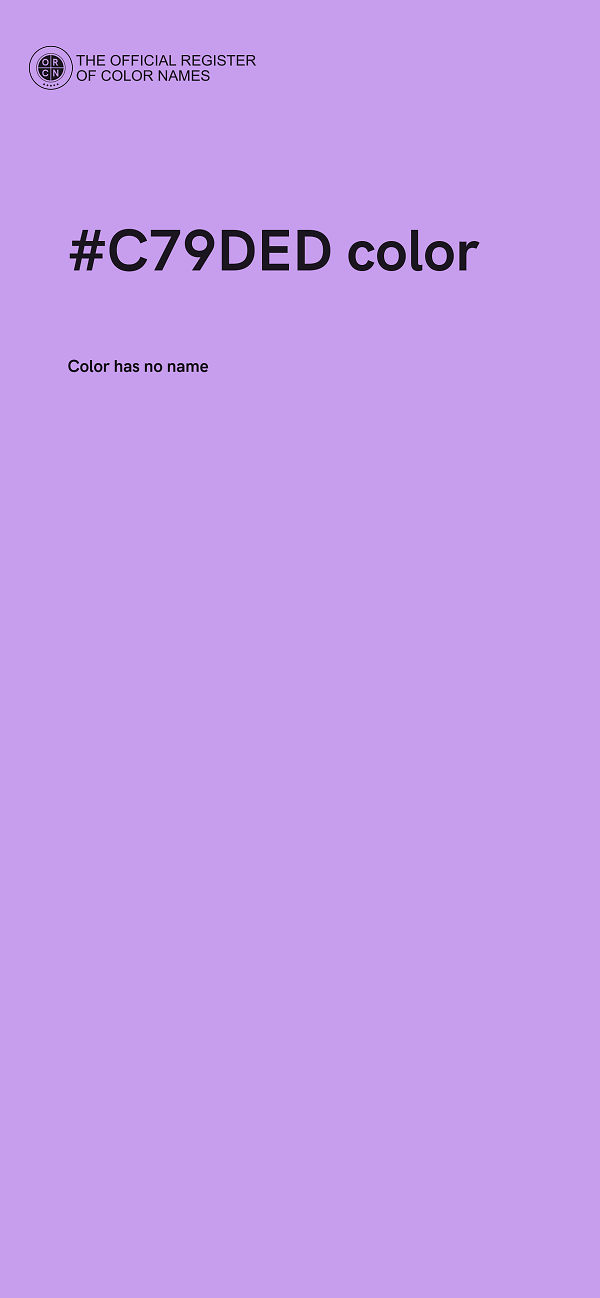 #C79DED color image