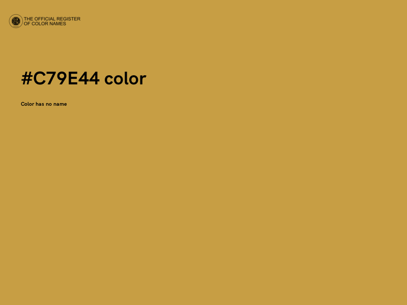 #C79E44 color image