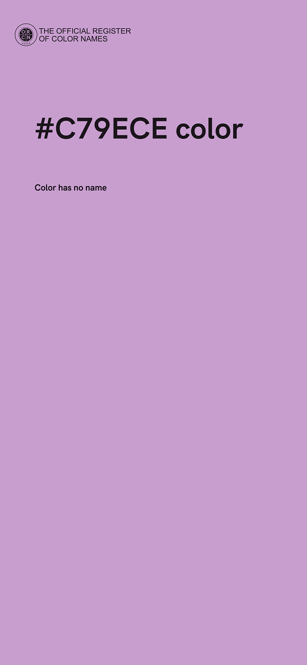 #C79ECE color image