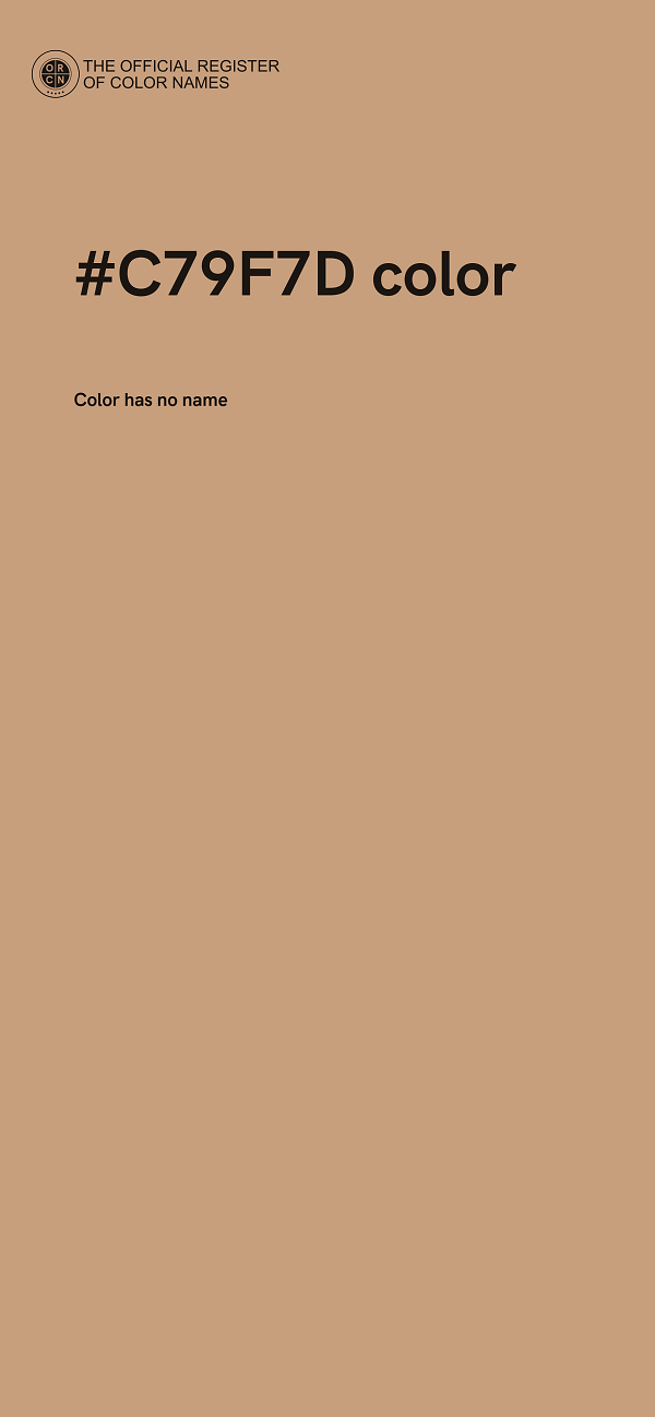 #C79F7D color image
