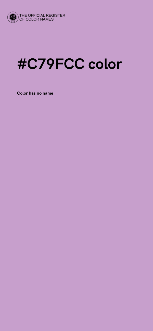 #C79FCC color image