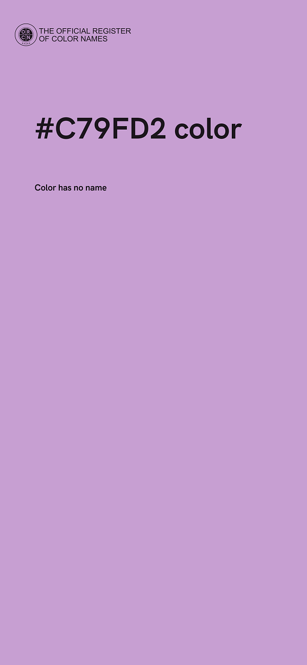 #C79FD2 color image