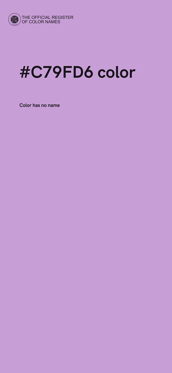 #C79FD6 color image