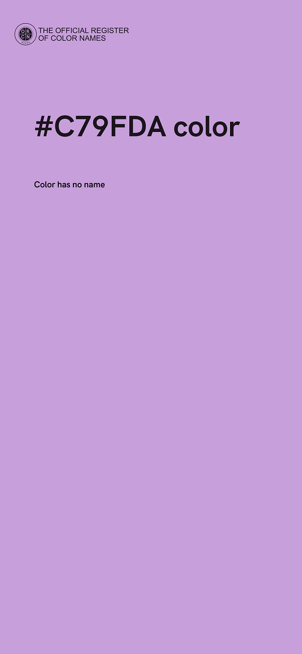 #C79FDA color image