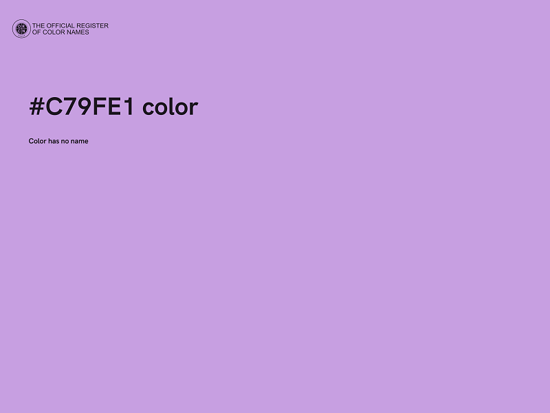 #C79FE1 color image