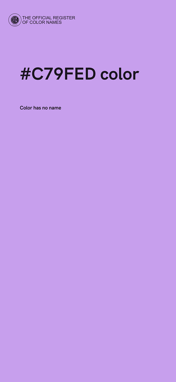 #C79FED color image