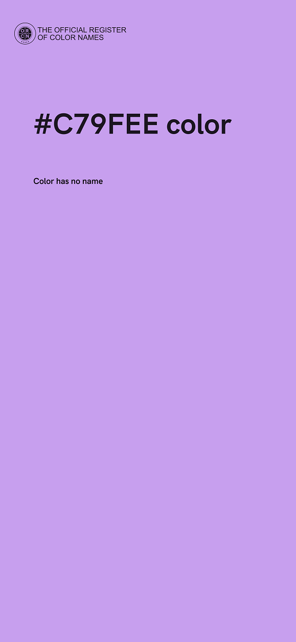 #C79FEE color image