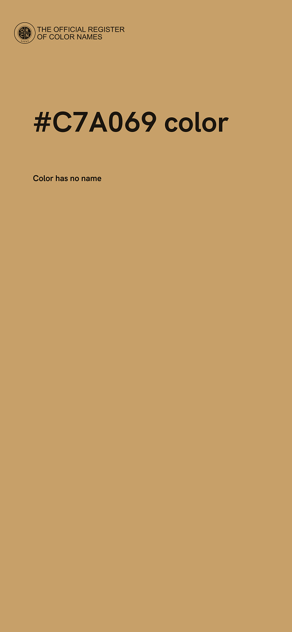 #C7A069 color image