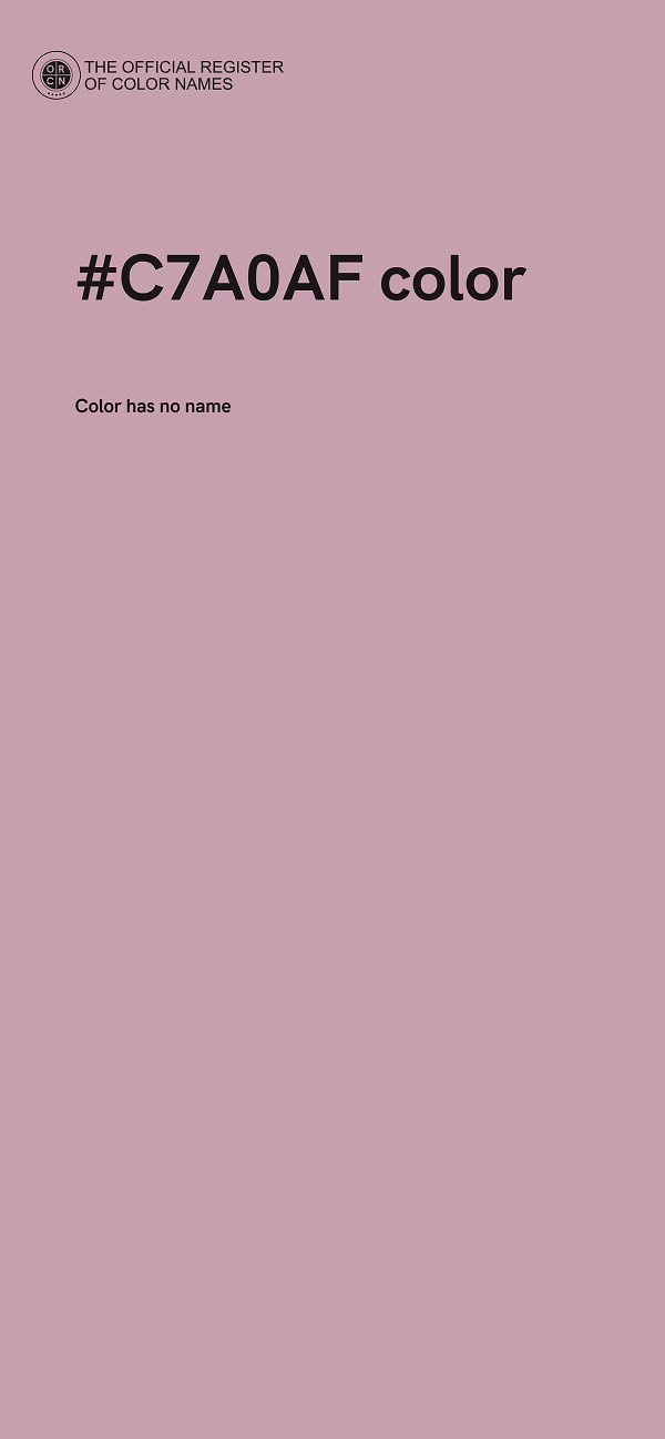 #C7A0AF color image