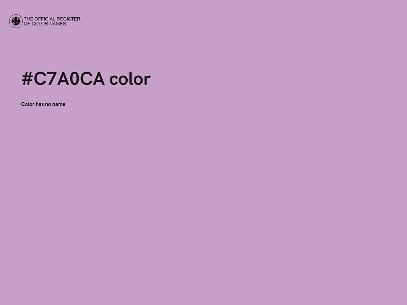 #C7A0CA color image