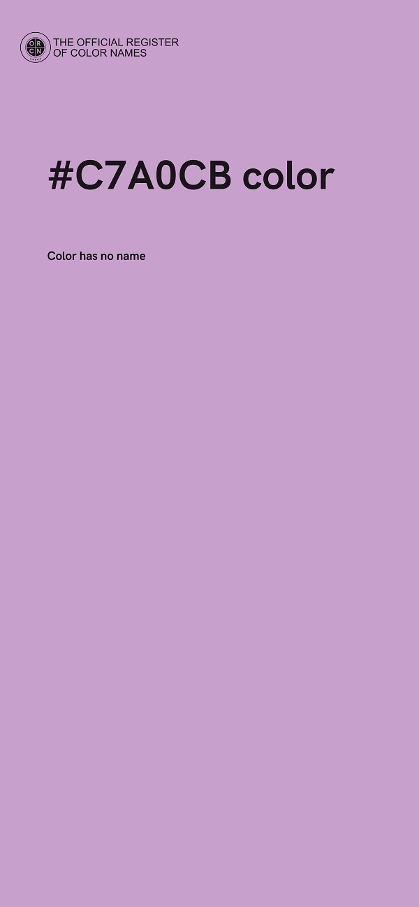 #C7A0CB color image
