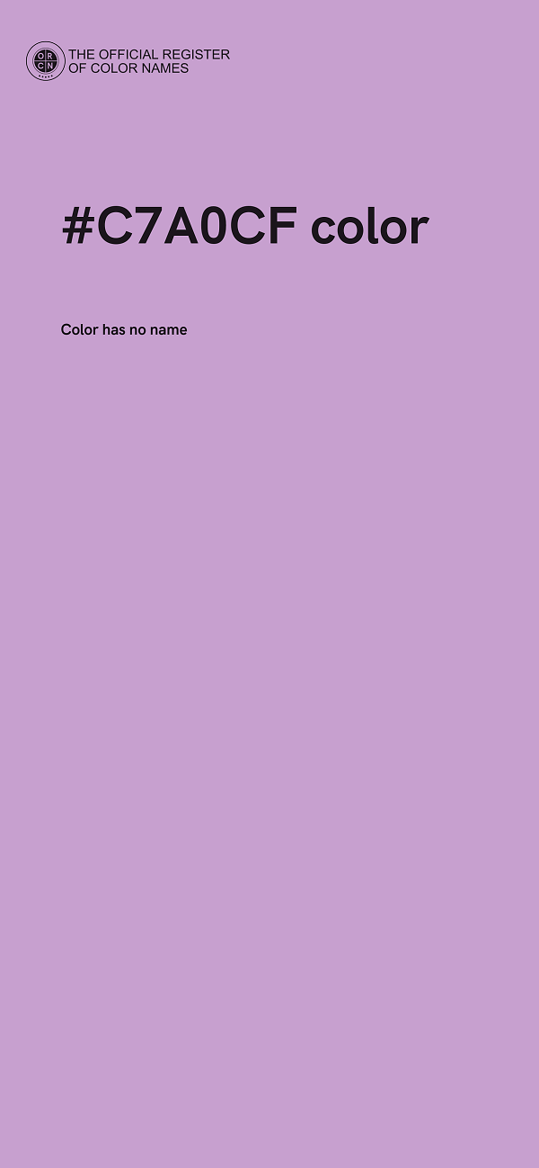 #C7A0CF color image