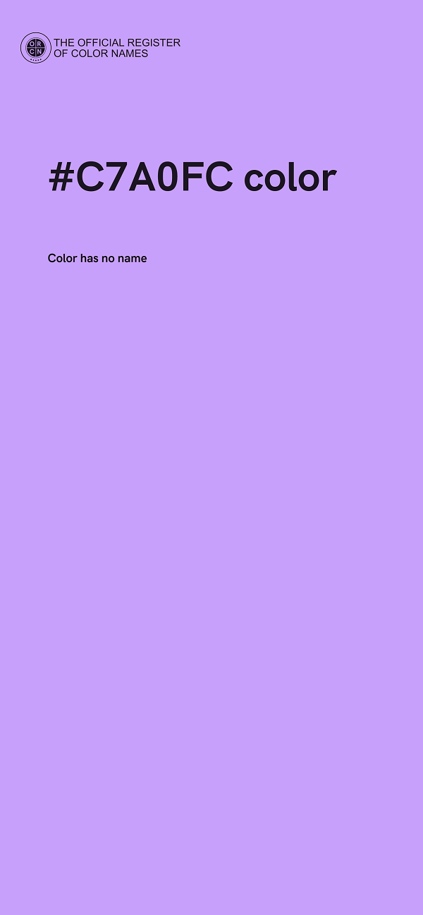 #C7A0FC color image