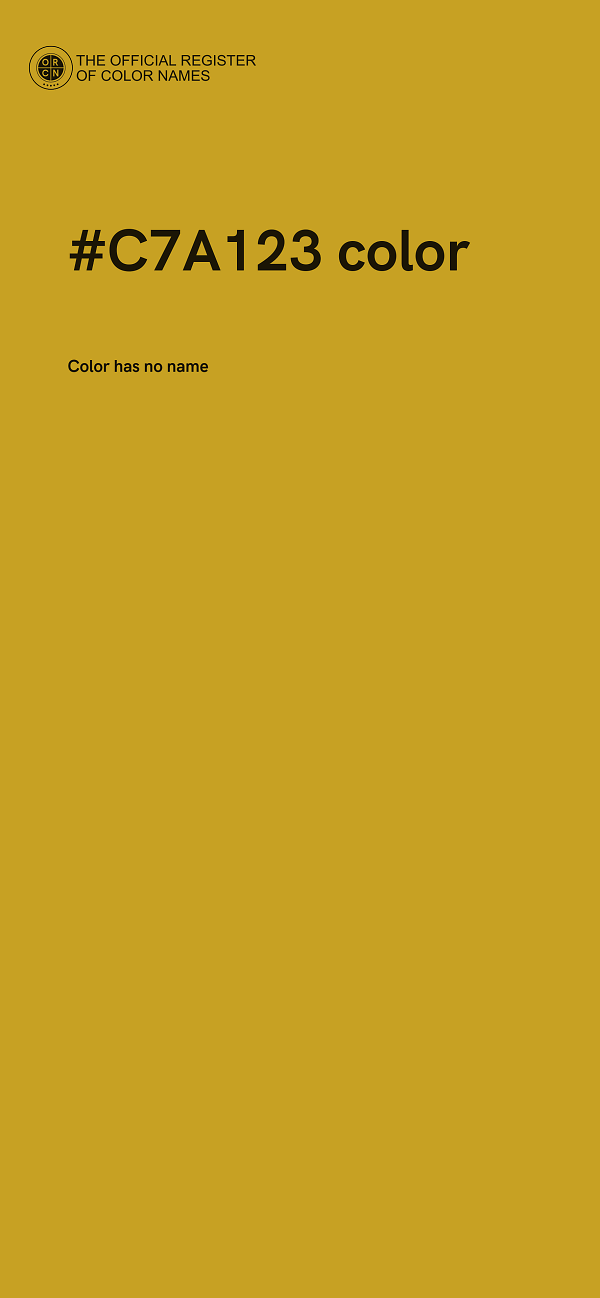 #C7A123 color image