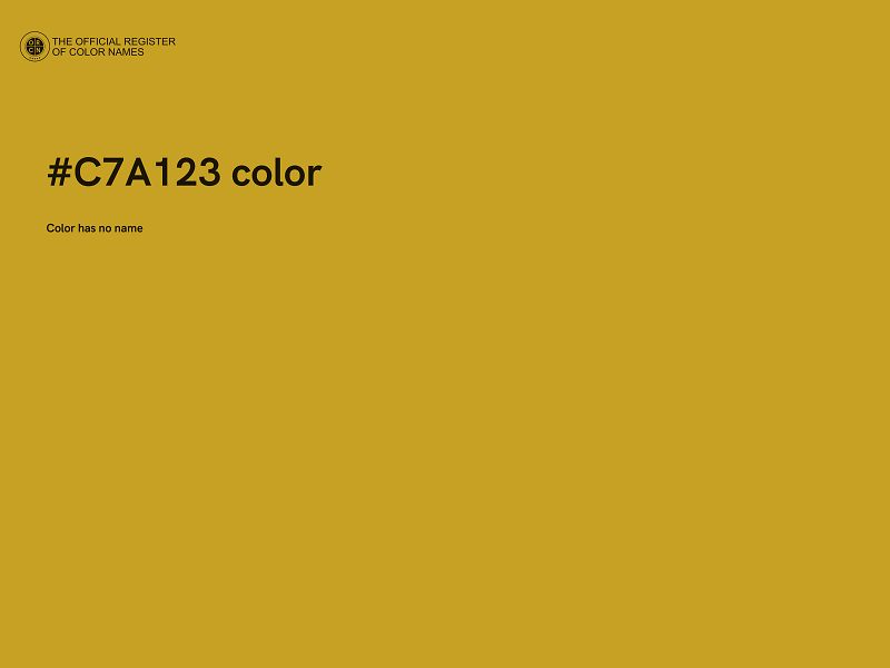 #C7A123 color image