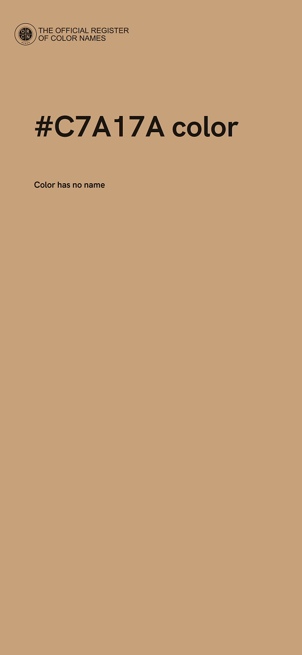 #C7A17A color image