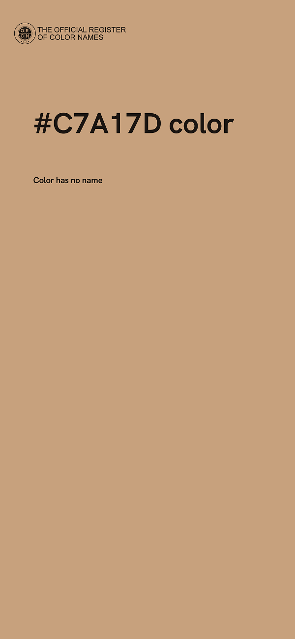 #C7A17D color image