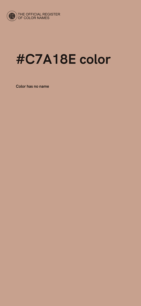 #C7A18E color image