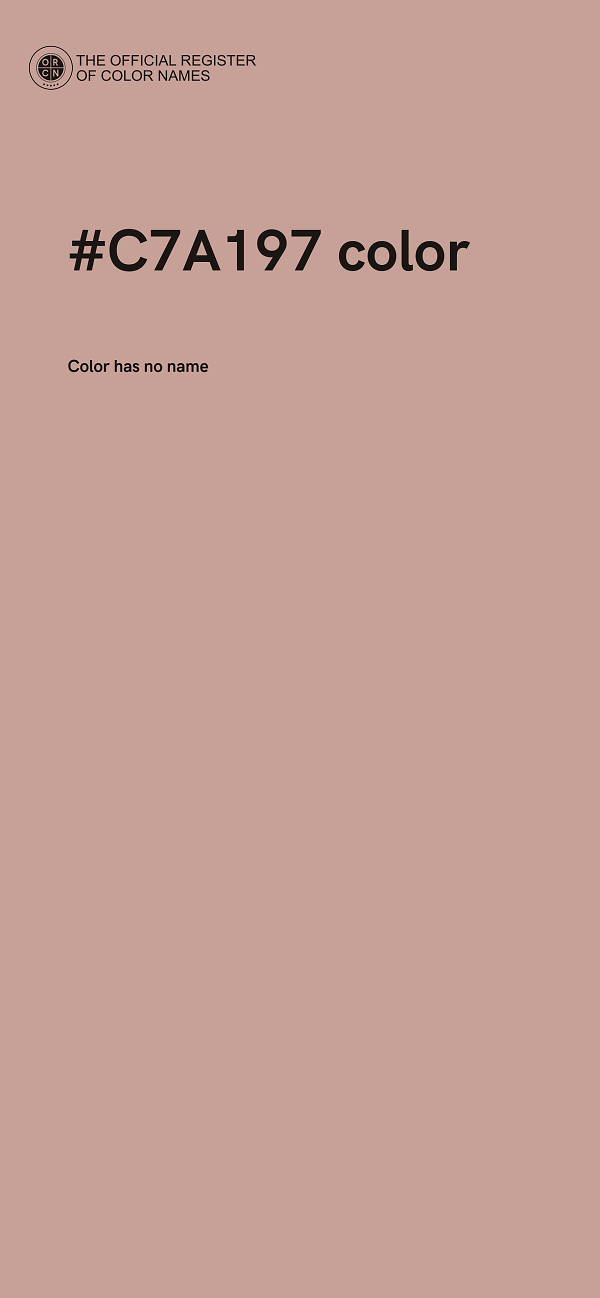 #C7A197 color image
