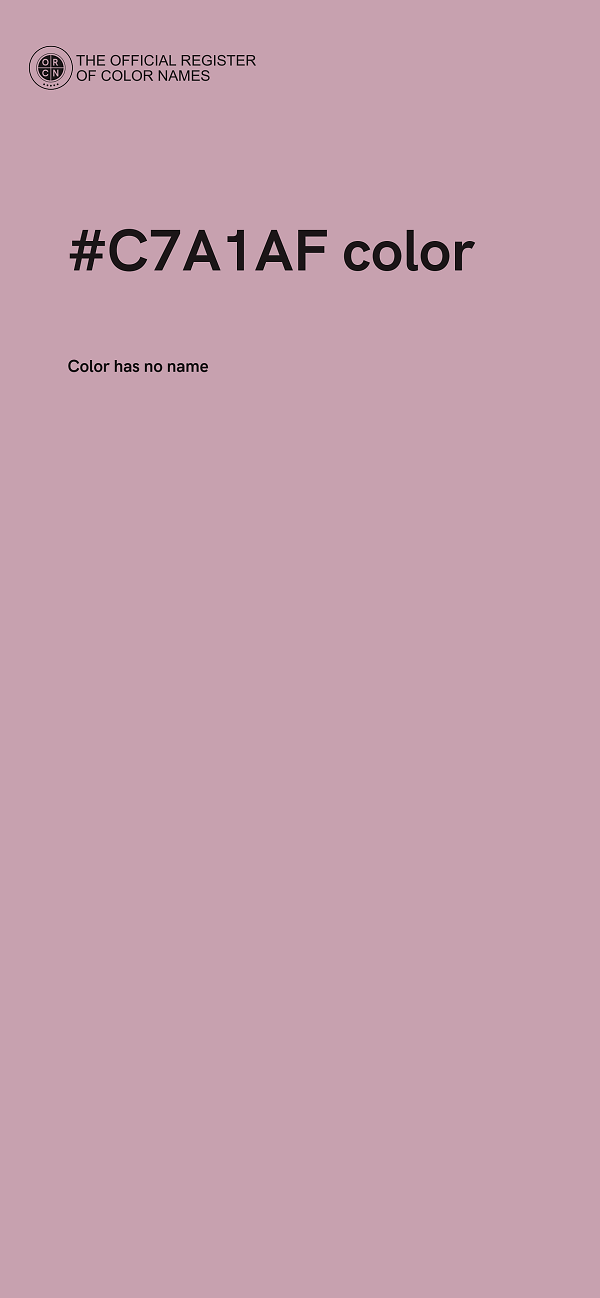 #C7A1AF color image