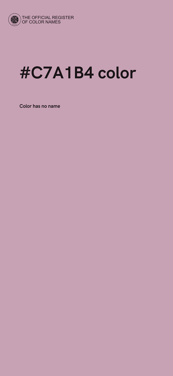#C7A1B4 color image