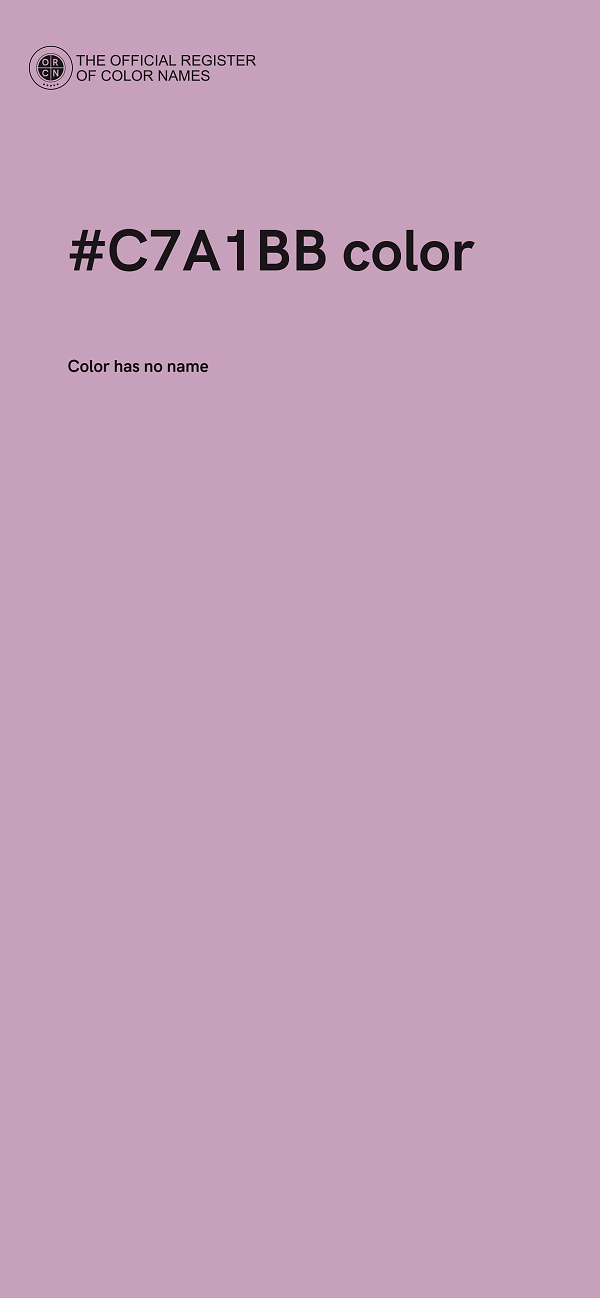 #C7A1BB color image
