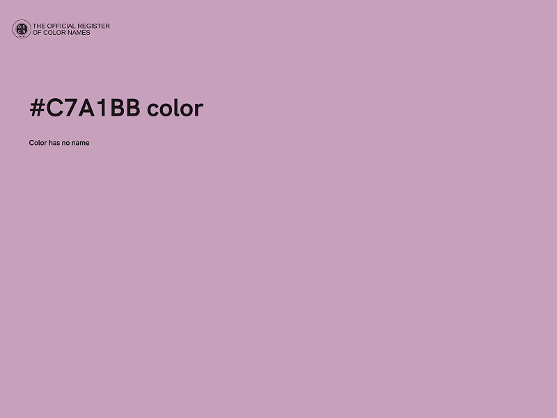 #C7A1BB color image