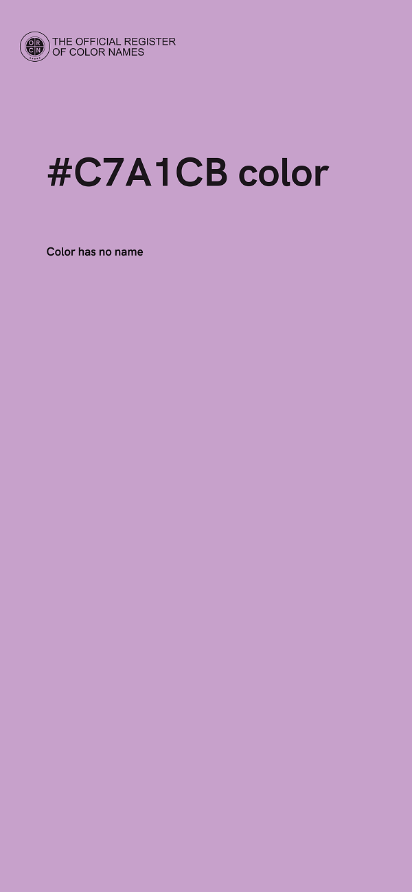 #C7A1CB color image