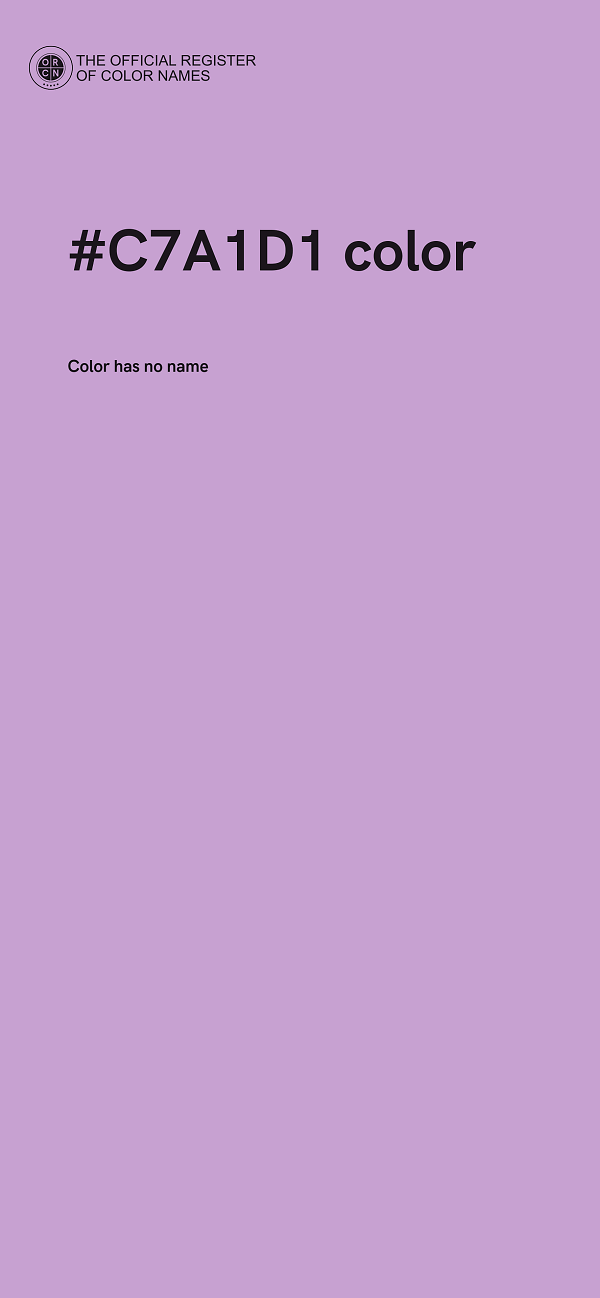 #C7A1D1 color image