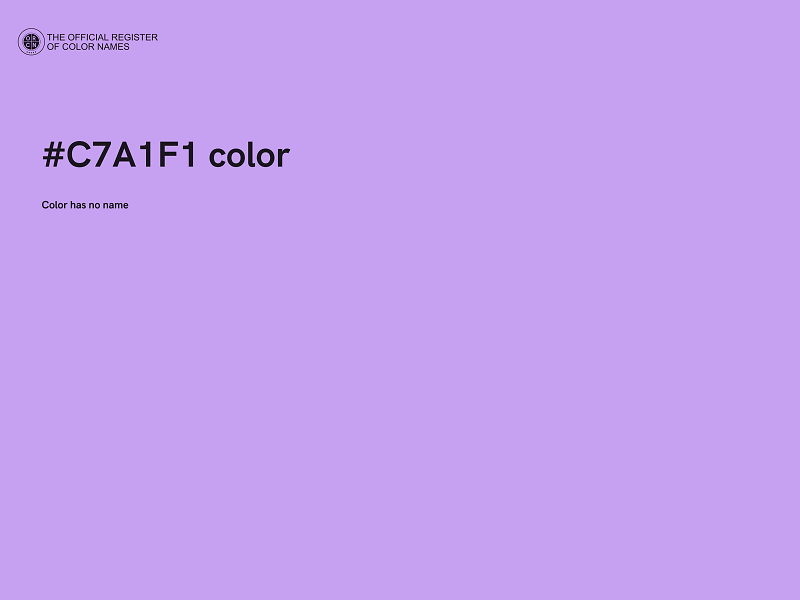 #C7A1F1 color image