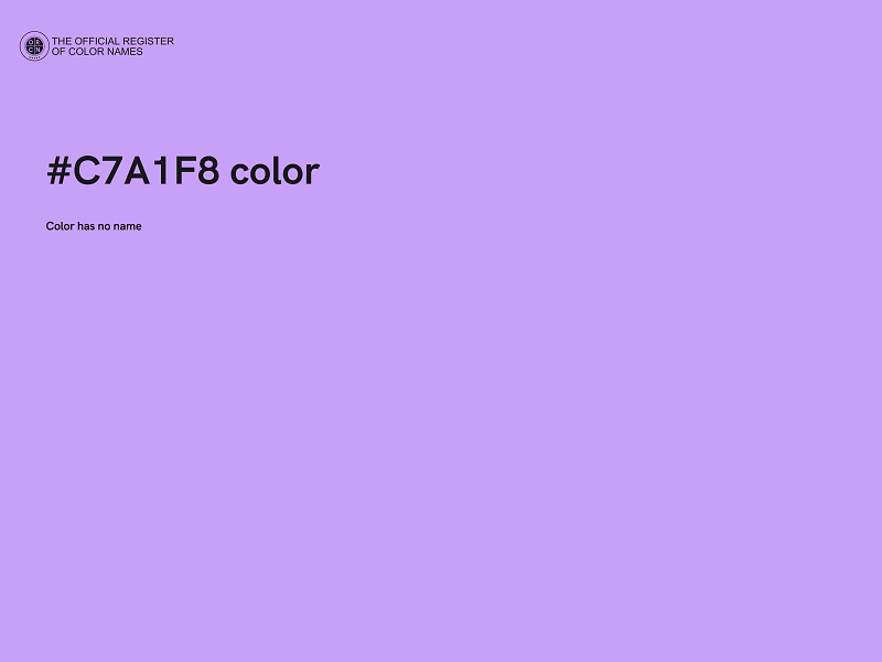 #C7A1F8 color image