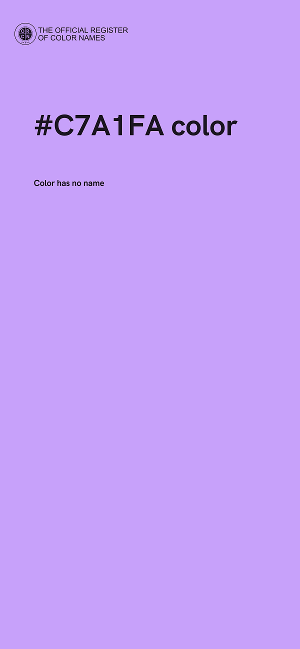 #C7A1FA color image