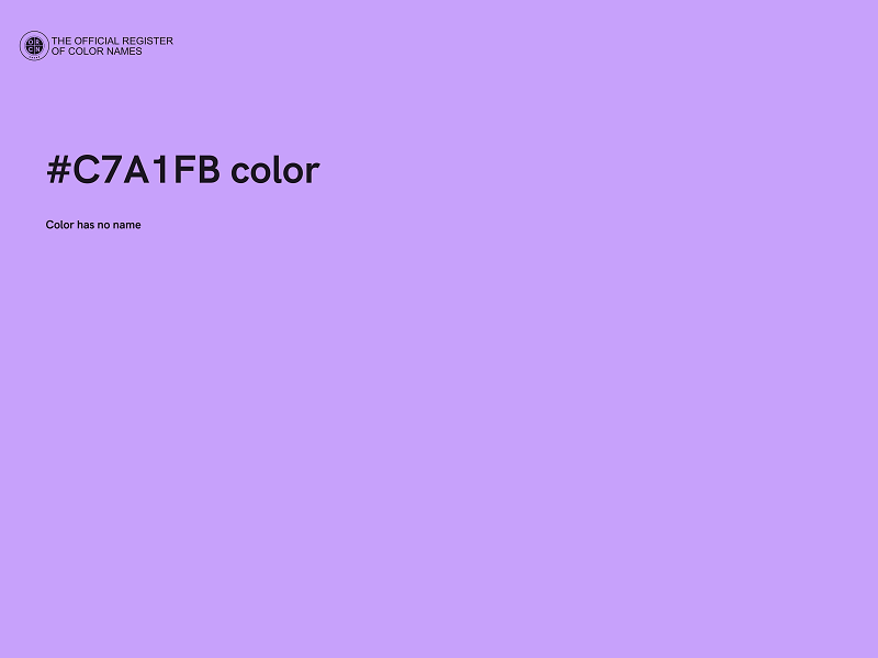 #C7A1FB color image