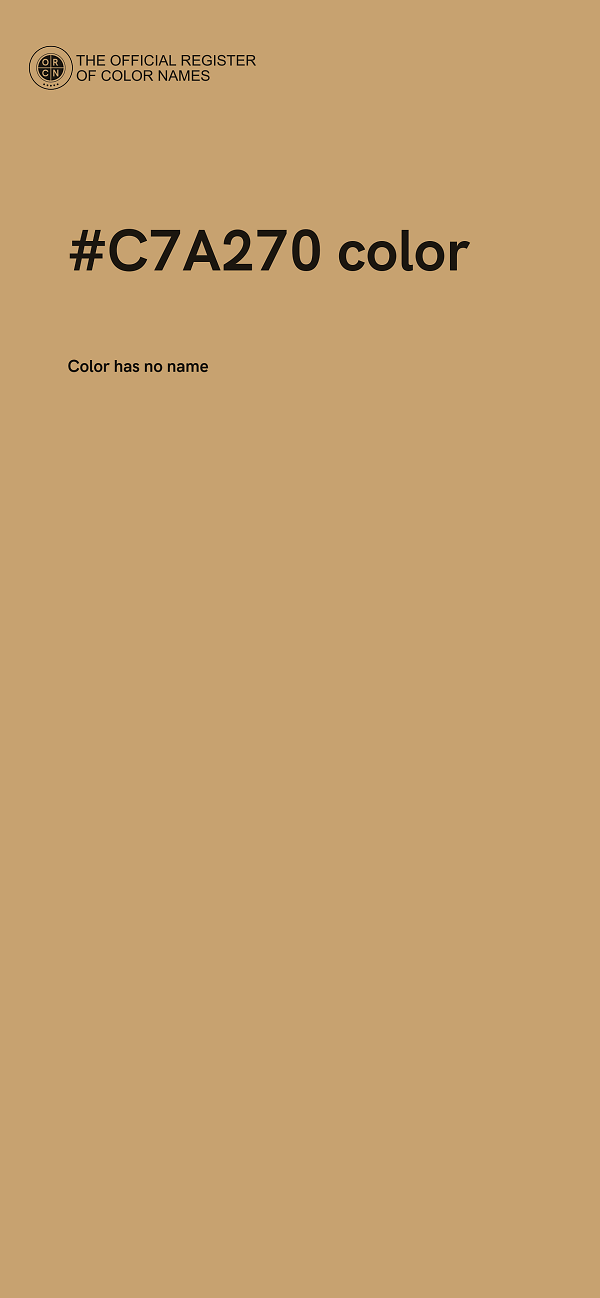 #C7A270 color image