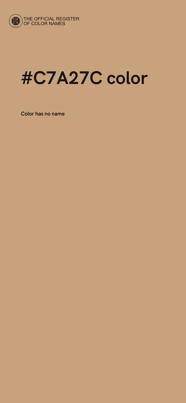 #C7A27C color image