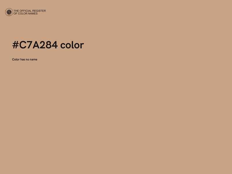 #C7A284 color image