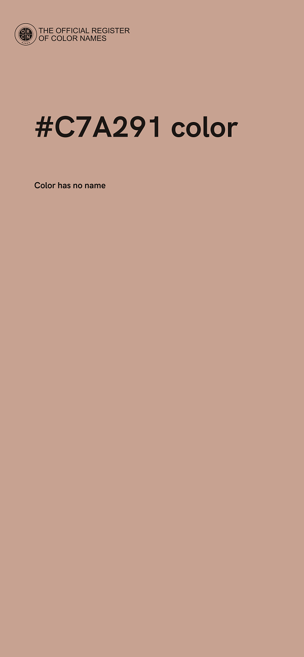 #C7A291 color image