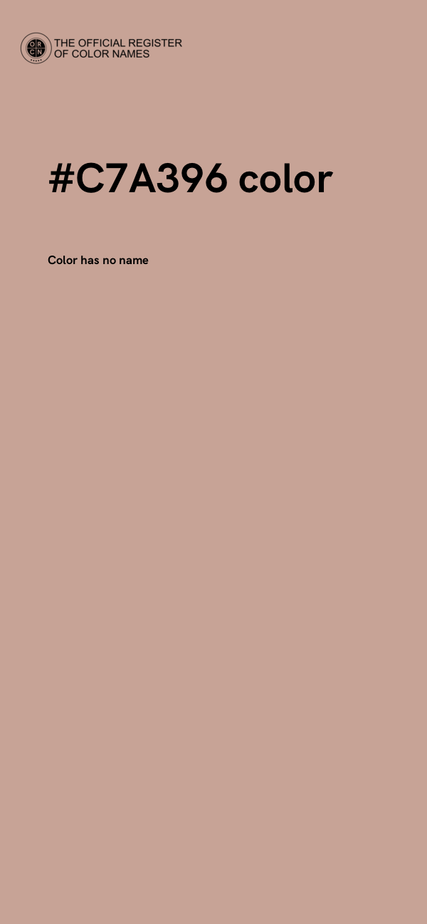 #C7A396 color image