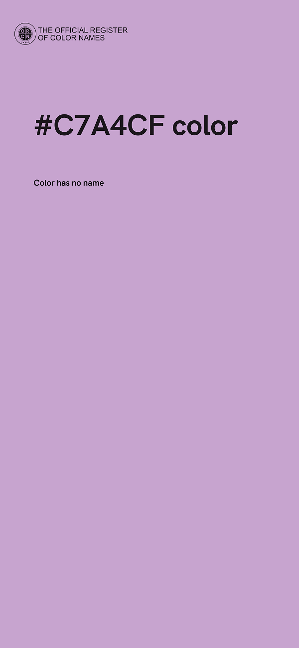 #C7A4CF color image