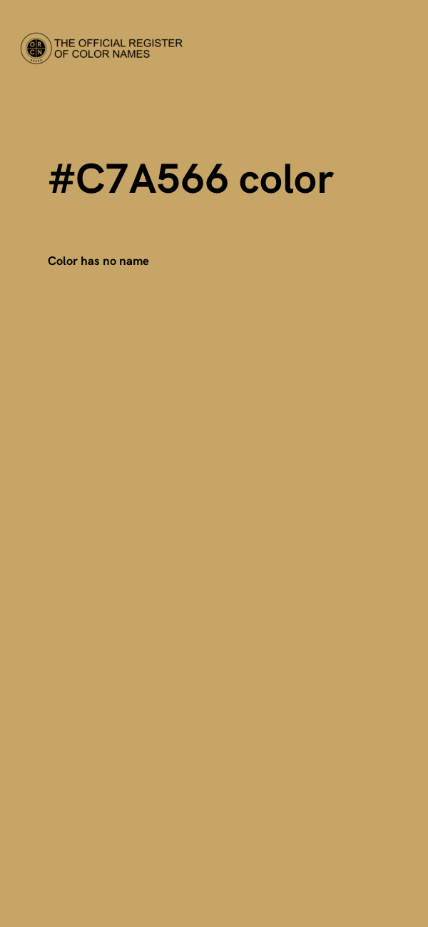 #C7A566 color image