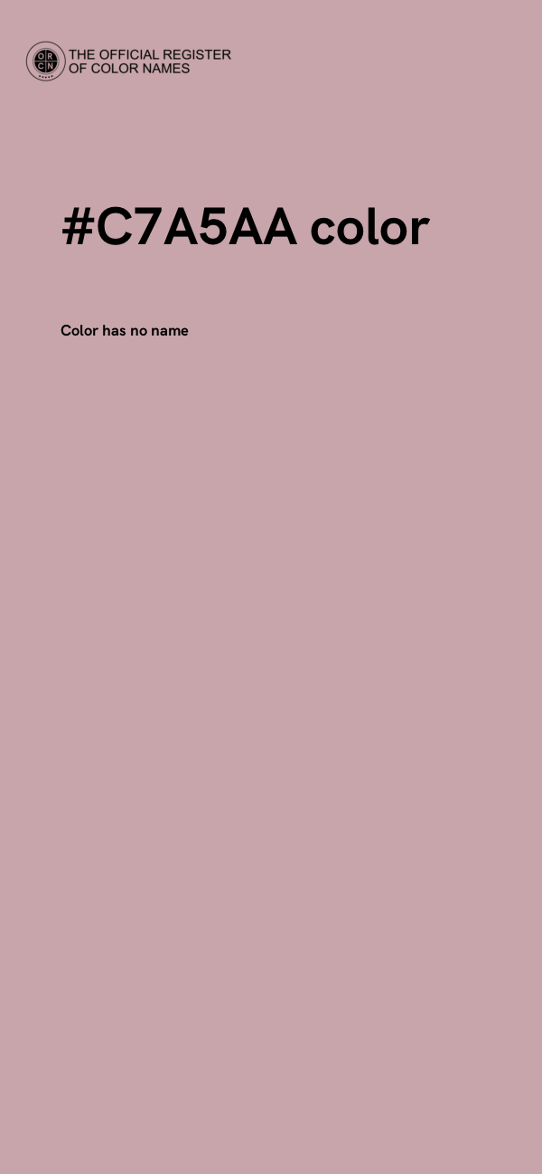 #C7A5AA color image