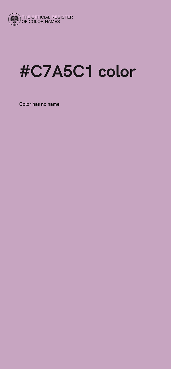 #C7A5C1 color image