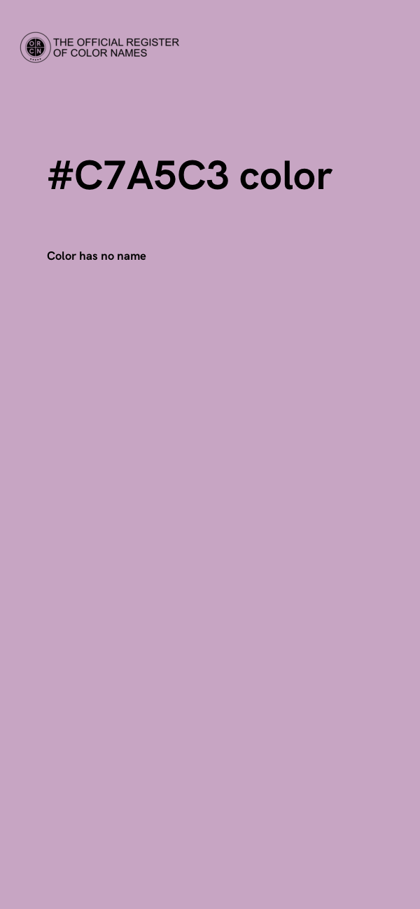#C7A5C3 color image