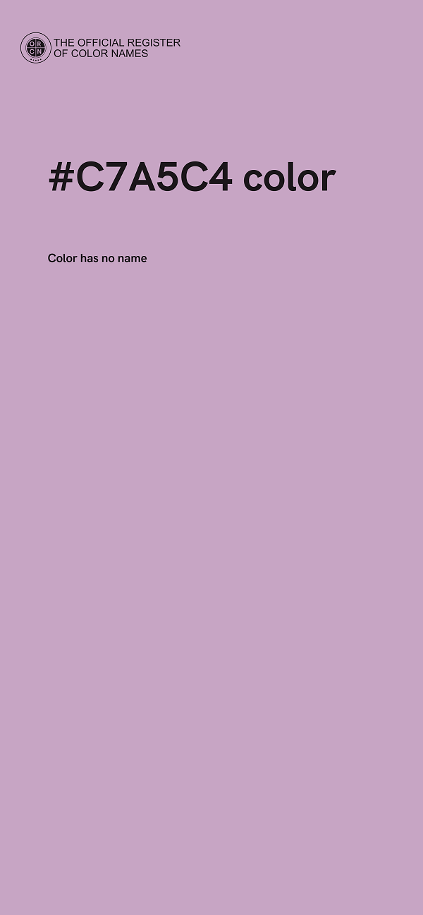 #C7A5C4 color image