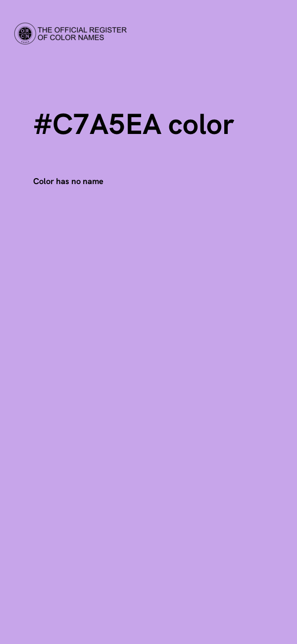 #C7A5EA color image