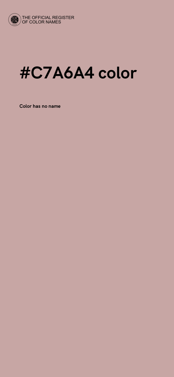 #C7A6A4 color image